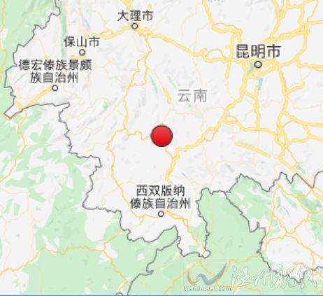 云南普洱市景谷縣發生3.0級地震