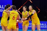 中國女排3-0完勝荷蘭女排
