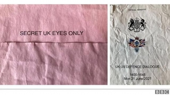 英軍最高機(jī)密驚現(xiàn)公交站