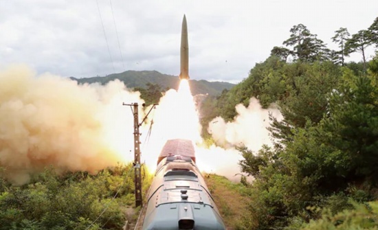 朝鮮測試鐵路運載導彈系統