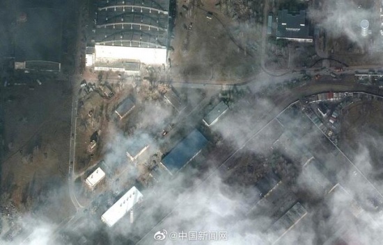 衛(wèi)星圖:大規(guī)模俄軍向基輔推進
