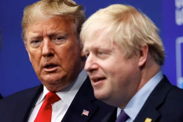 英國前首相約翰遜與特朗普的發言人討論了烏克蘭問題