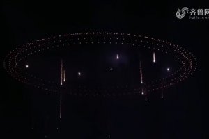 湖南瀏陽無人機煙花