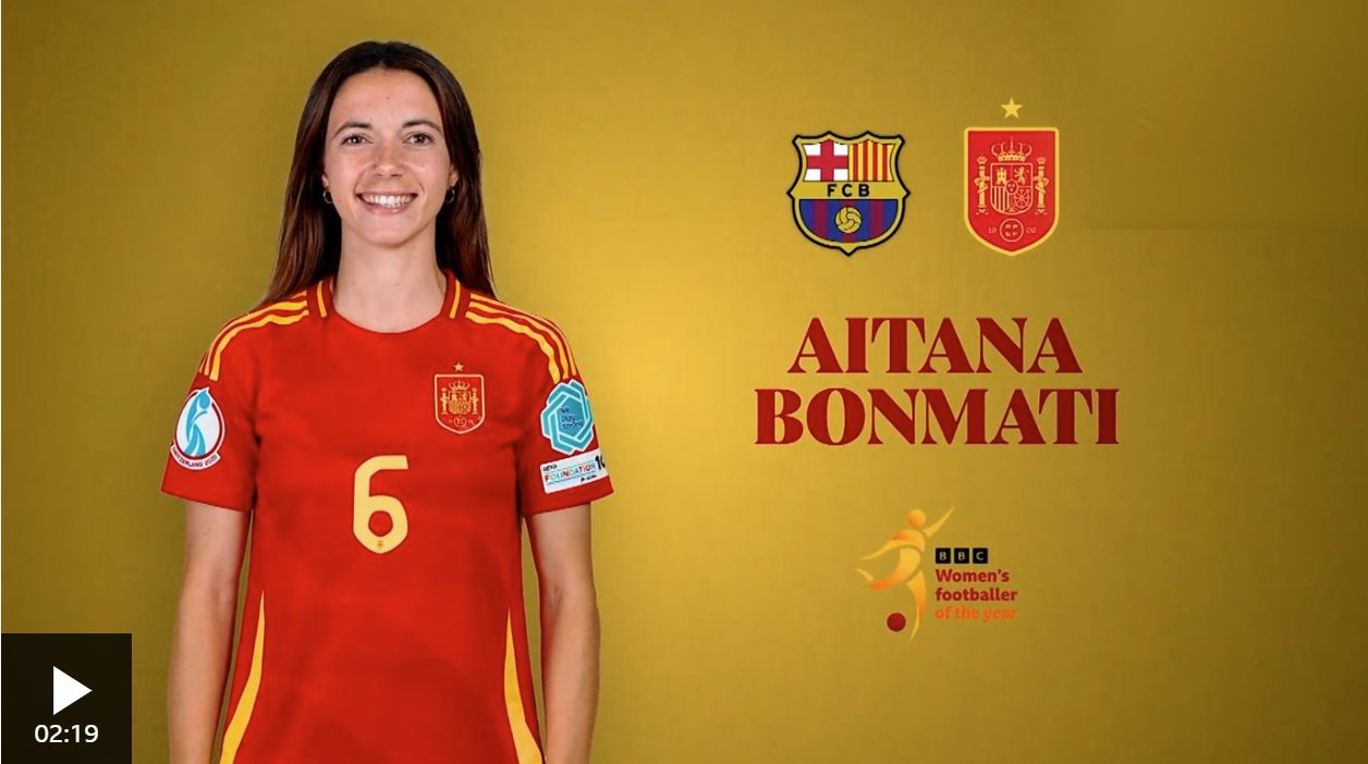BBC年度最佳女足球員候選人艾塔娜·邦馬蒂