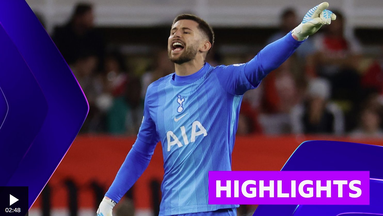 維卡里奧在摩納哥的比賽中表現出色，撲出了摩納哥的射門