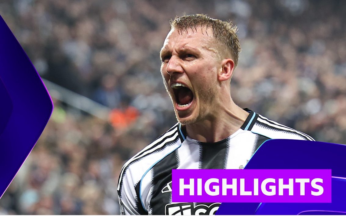 紐卡斯?fàn)柭?lián)隊(duì)?wèi){借兩粒頭球擊敗了畢爾巴鄂競技隊(duì)