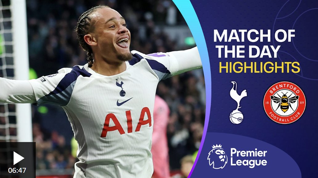 熱刺2-0布倫特福德